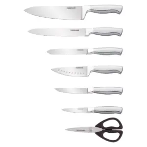 Farberware Edgekeeper 13 Piece Self Sharpening StainlessSteel Hollow Handle Knife Block Set