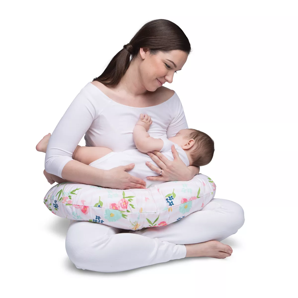 Boppy Original Feeding and Infant Support Pillow - Floral Stripes