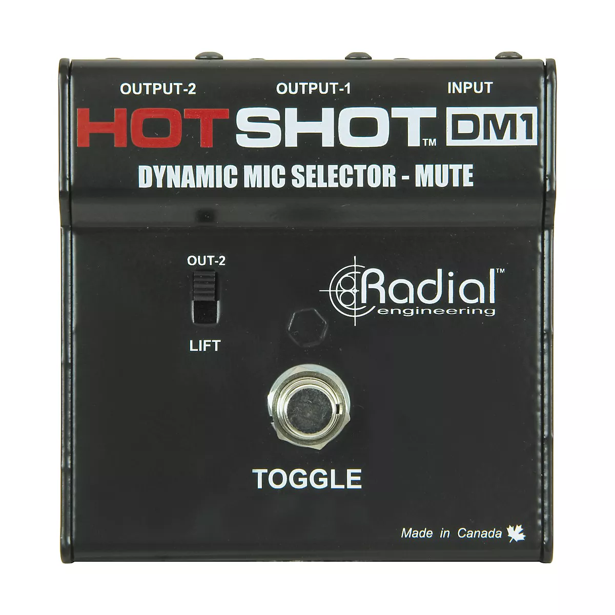 Radial Engineering HotShot DM1 Microphone Signal Muting Footswitch