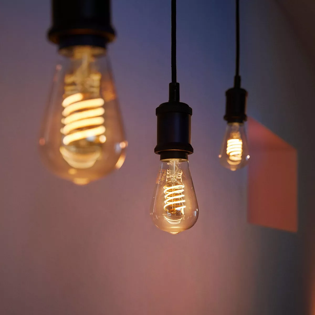 Philips Hue Filament ST19 Smart Vintage LED Light Bulb with Bluetooth