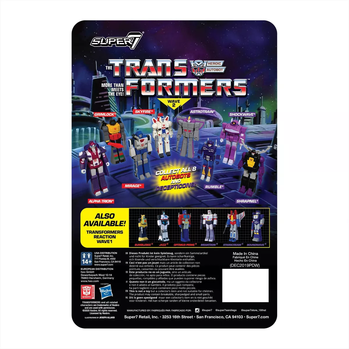 Super7 Transformers ReAction Figure - Skyfire