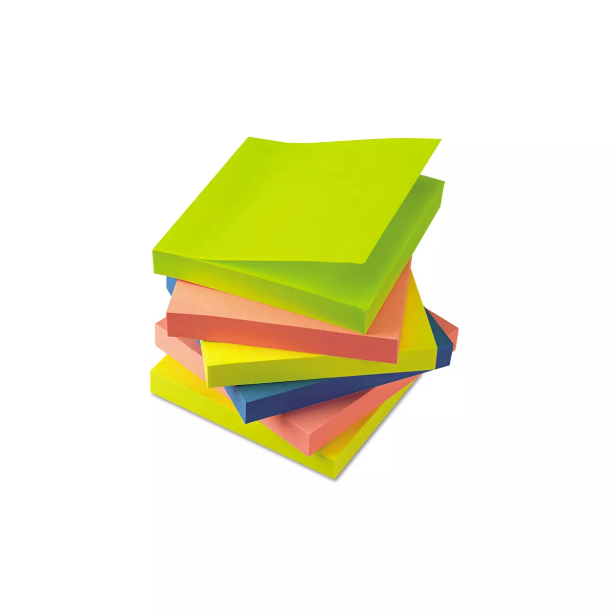 UNIVERSAL Self-Stick Notes 3 x 3 Assorted Neon Colors 100-Sheet 12/Pack 35612