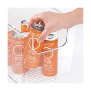 mDesign Plastic Food Storage Organizer Bin for Kitchen, 8