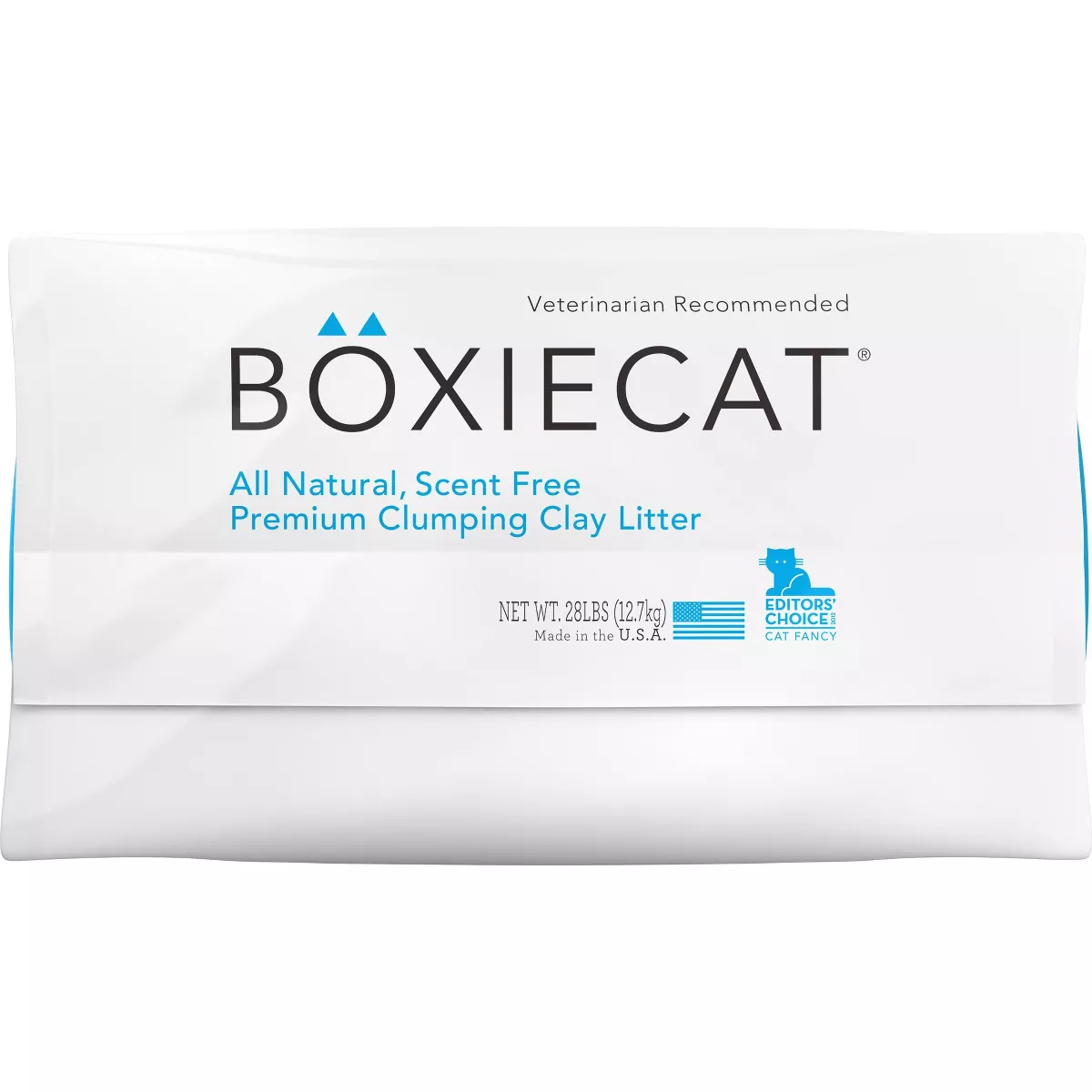 Boxiecat All Natural Scent-Free Premium Clumping Litter - 28lbs