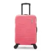 American Tourister 23.5" Checkered Hardside Carry On Spinner Suitcase - Flamingo