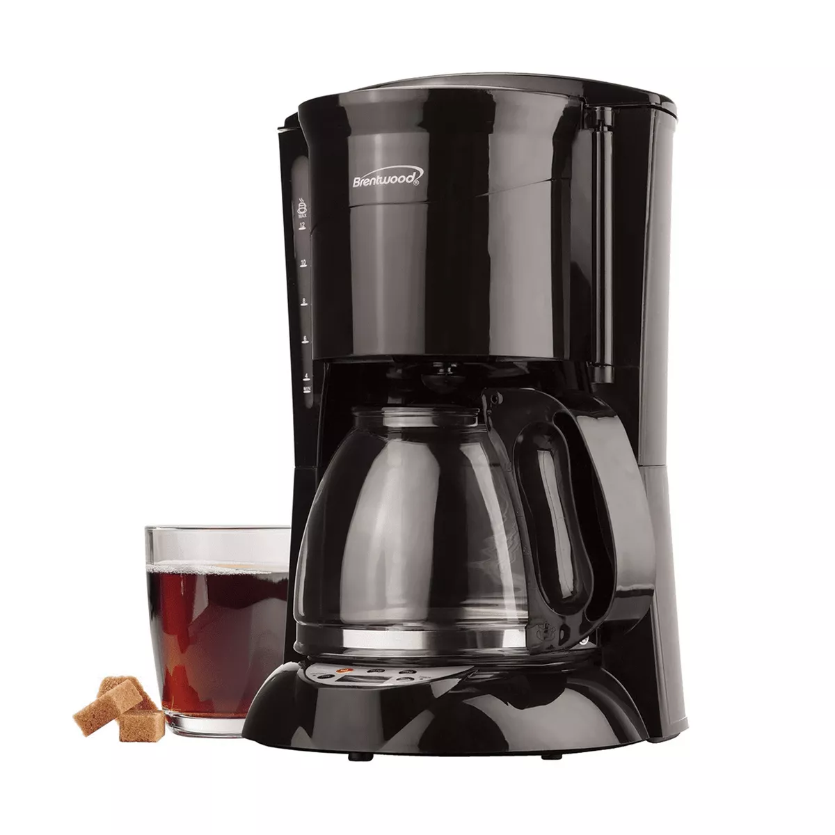 Brentwood 12-Cup Digital CoffeeMaker in Black