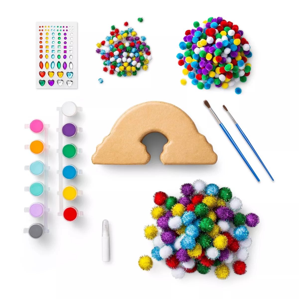 Create-Your-Own Paper Mache Rainbow Collage Kit - Mondo Llama™