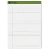 Ampad Earthwise Recycled Writing Pad 8 1/2 x 11 3/4 White 40 Sheets 4/Pack 40102