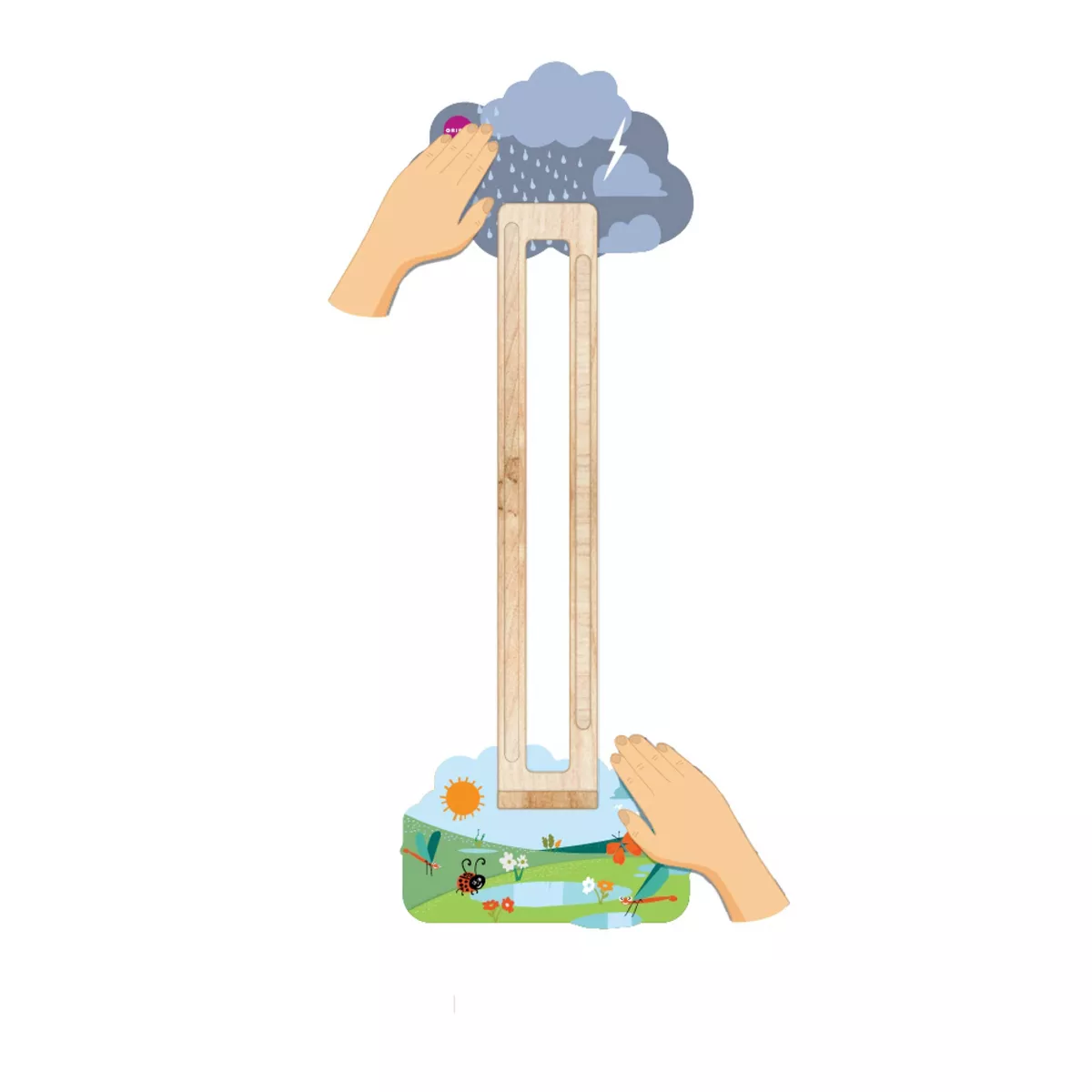Oribel Vertiplay Slidey Spidey Baby Toy