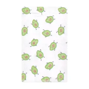 Hudson Baby Infant Unisex Cotton Flannel Burp Cloths, Avocado Taco, One Size