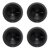Rockford Fosgate P3D2-15 15-inch 1200 Watt 2-Ohm Car Audio Subwoofer Sub P3D215 (4 Pack)