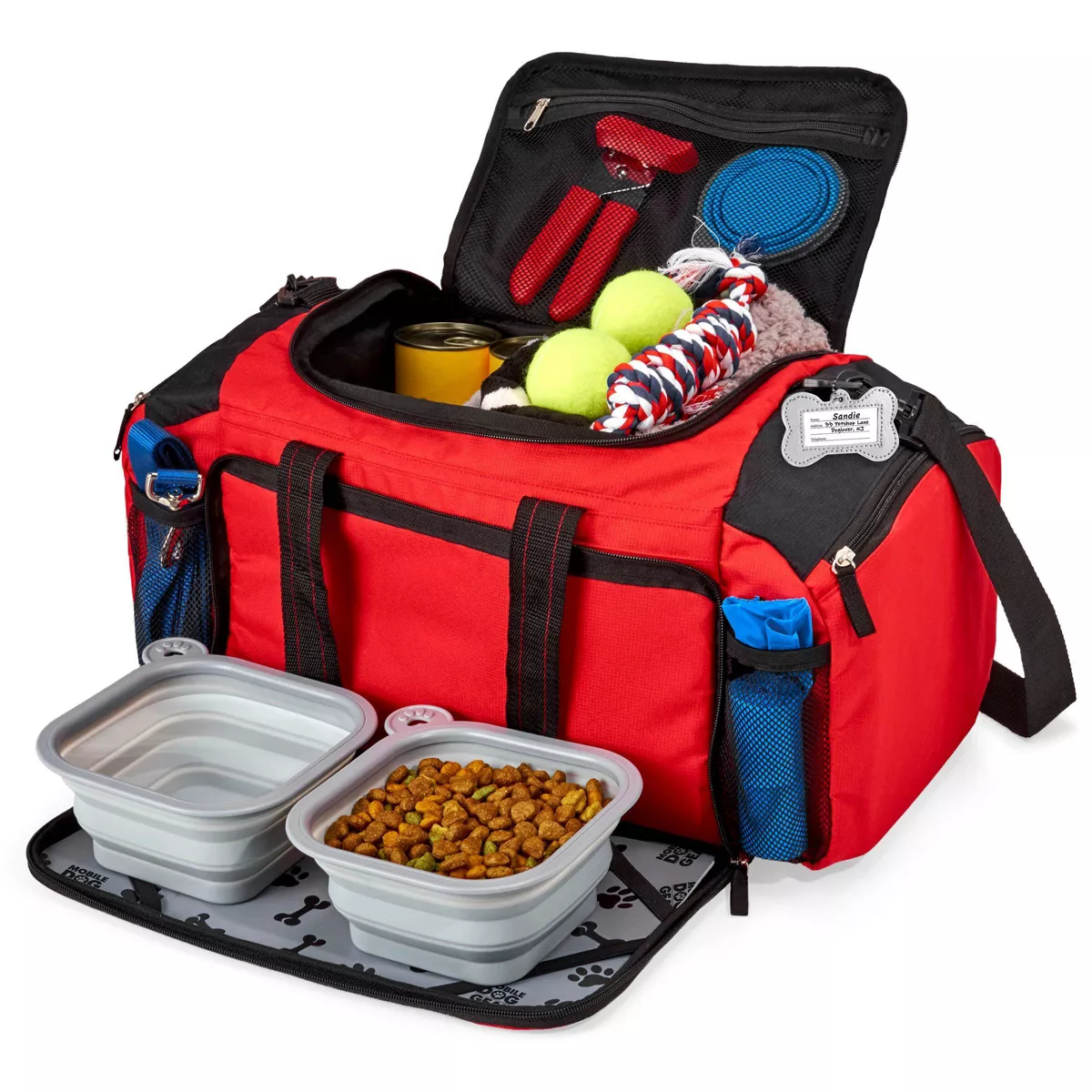 Overland Travelware - Dog - Ultimate Week Away Duffel - Red