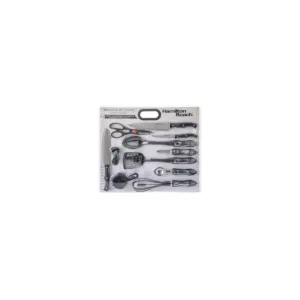 Hamilton Beach 17pc Kitchen Tool Set - Black/Silver