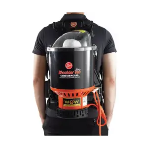 Hoover Commercial C2401 9.6 Amp 2-Stage 120 CFM Backpack Vacuum - Black