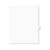Avery-Style Legal Exhibit Side Tab Dividers 1-Tab Title P Ltr White 25/PK 01416