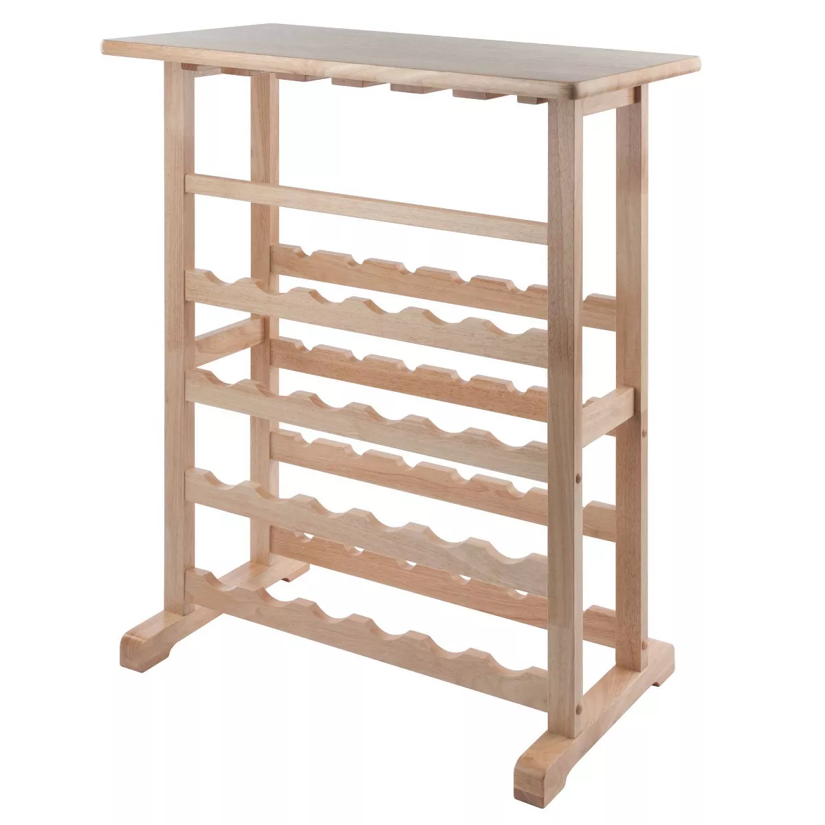 24-Bottle Wine Rack Wood/Beechwood - Winsome