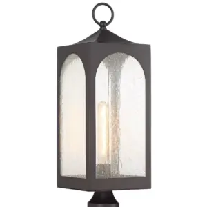 Possini Euro Design Modern Outdoor Post Light Fixture Bronze 22