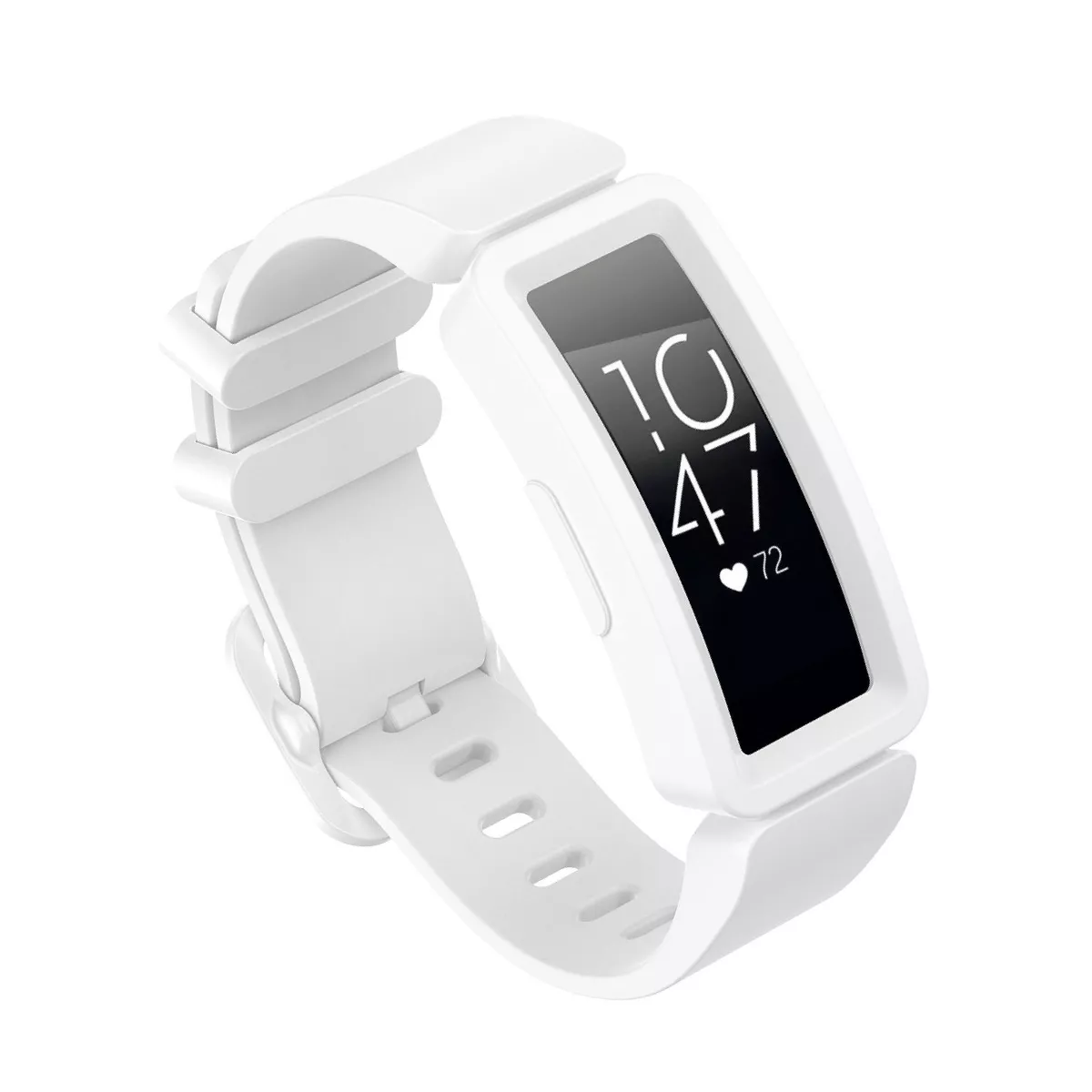 Insten Soft Silicone Replacement Band For Fitbit Inspire HR & Inspire / Inspire 2 & Ace 2, White