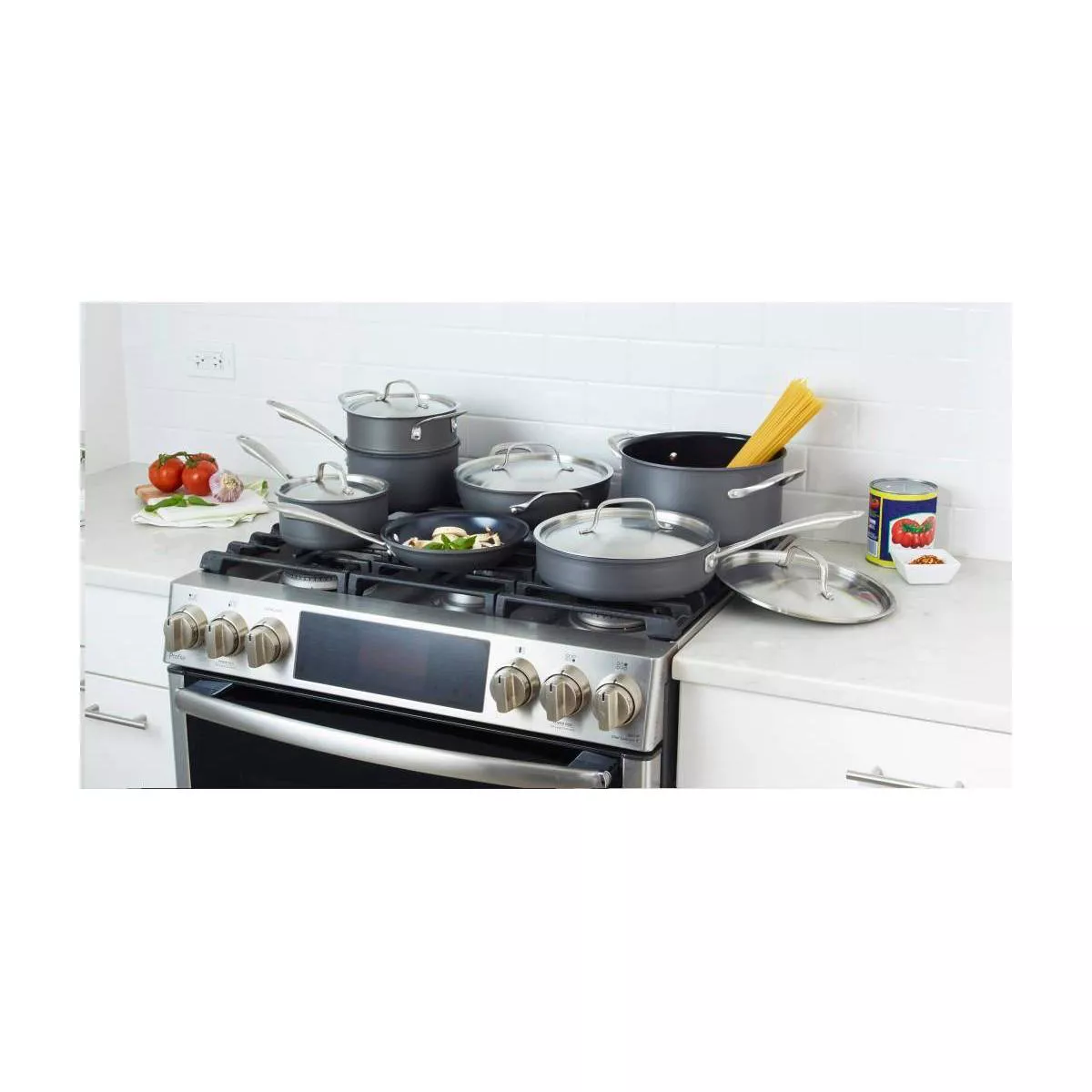 Cuisinart GreenGourmet 12pc Hard Anodized Cookware Set - GG-12