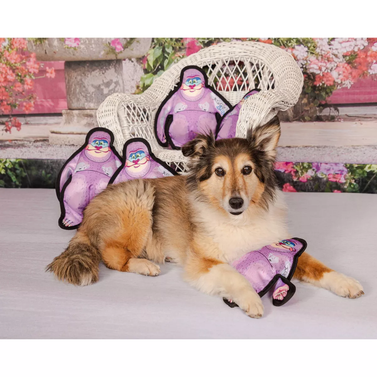 Fuzzu Wild Woodies Gorilla Dog Toy