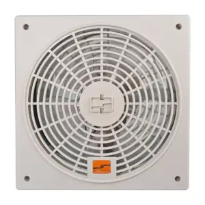 Suncourt TW408 ThruWall 2 Speed Room to Room Wall Mounted Air Flow Transfer Fan with 10 Foot Power Cord and Installation Kit, Whtie