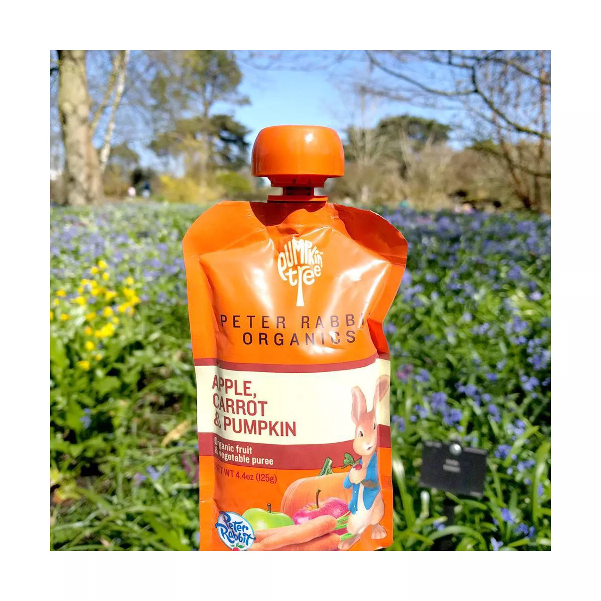 Peter Rabbit Organics Apple Carrot & Pumpkin Baby Food Pouch - 4.4oz