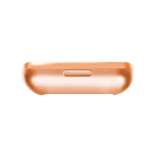 Insten Screen Protector with Soft TPU Rubber Protective Case Bumper Compatible with Fitbit Versa 2, Clear/Rose Gold