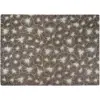Drymate Cat Litter Trapping Mat - Flowers Gray