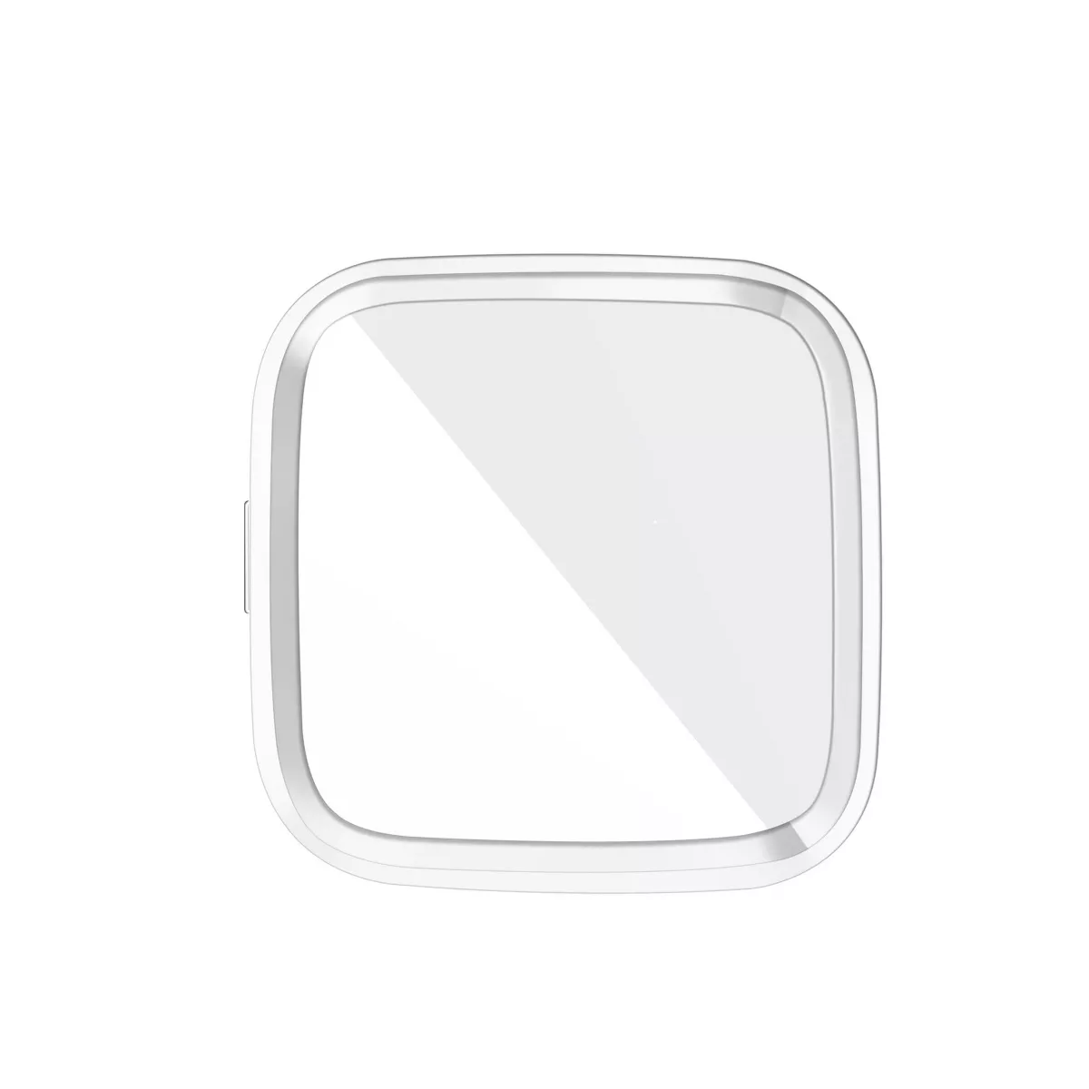 Insten Screen Protector with Soft TPU Rubber Protective Case Bumper Compatible with Fitbit Versa 2, Clear