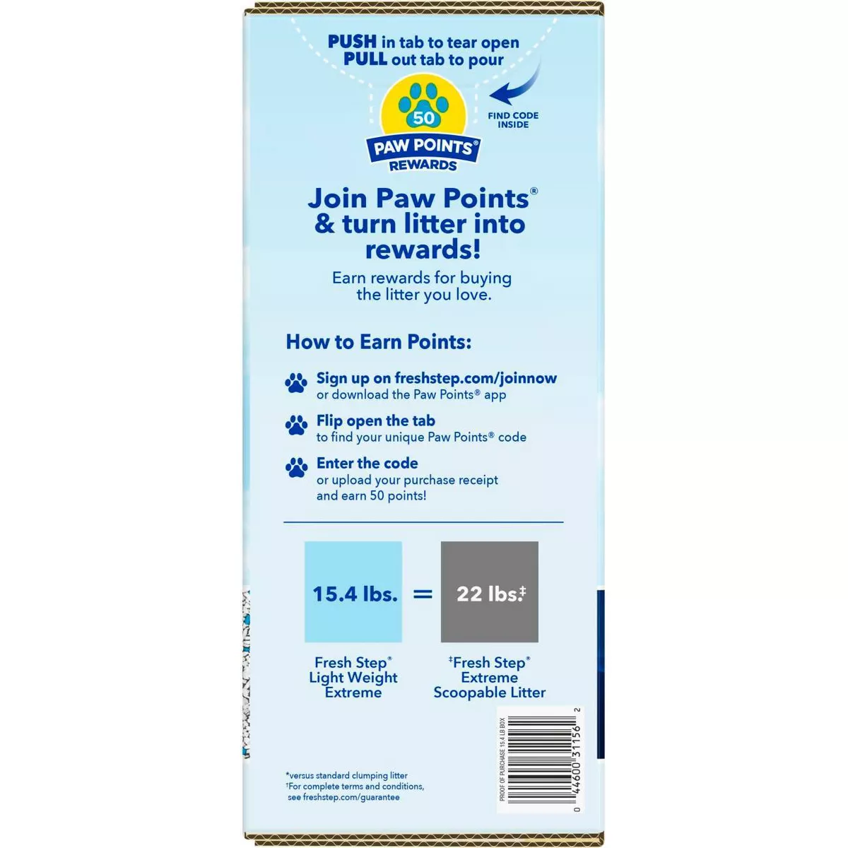 Fresh Step Lightweight Extreme Scented Litter with the Power of Febreze Clumping Cat Litter- 15.4lb