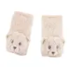 Hudson Baby Infant Unisex Cushioned Strap Covers, Tan Bear, One Size