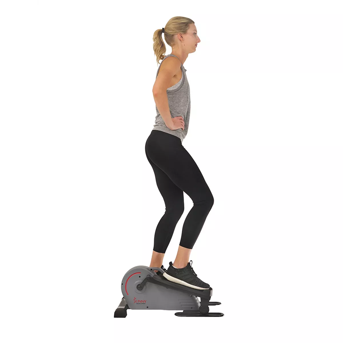 Sunny Health & Fitness Portable Stand Up Elliptical Machine