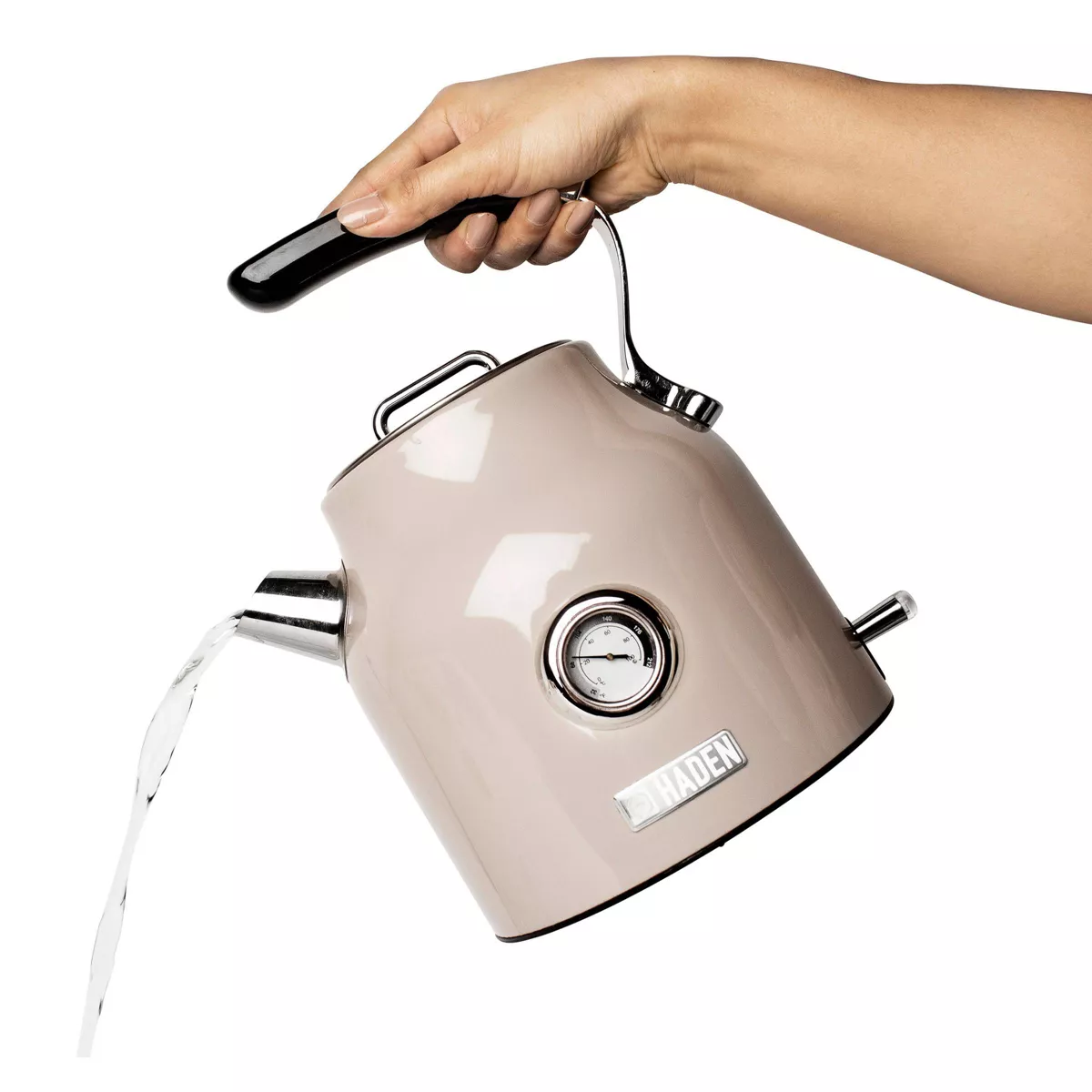 Haden Dorset 1.7L Stainless Steel Electric Kettle - Beige