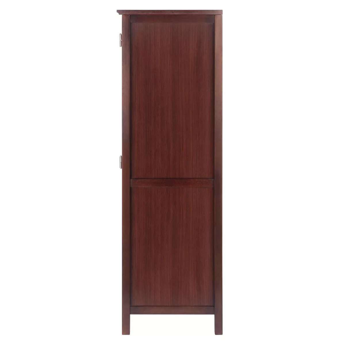 Brooke Cupboard 1 Drawer and Wine Holder Walnut - Winsome