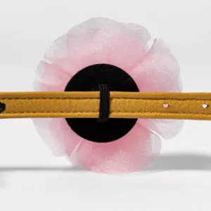Chiffon Flower Dog and Cat Collar Slide - 3.5