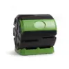 FCMP Outdoor 37 Gallon Chamber Quick Curing Rolling Compost Tumbler Bin for Soil