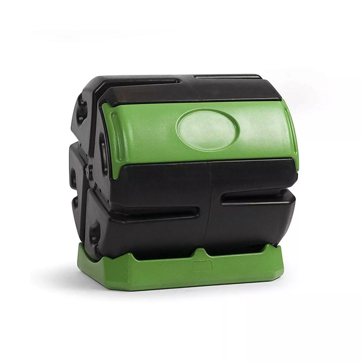 FCMP Outdoor 37 Gallon Chamber Quick Curing Rolling Compost Tumbler Bin for Soil