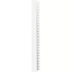 Avery Allstate-Style Legal Exhibit Side Tab Divider Title: 24 Letter White 25/Pack 82222