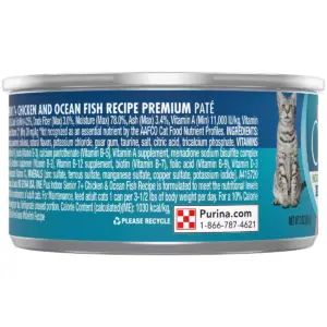 Purina ONE Indoor Advantage Senior 7+ Chicken and Ocean Fish Wet Cat Food - 3oz
