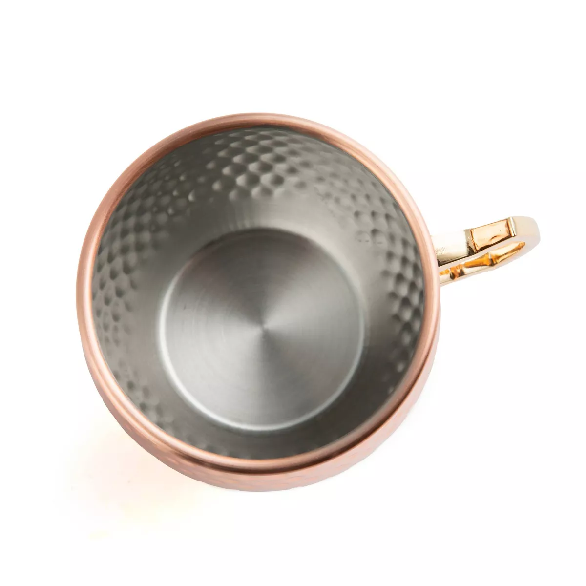 Cambridge Silversmiths 19.5oz 4pk Copper Hammered Moscow Mule Mugs