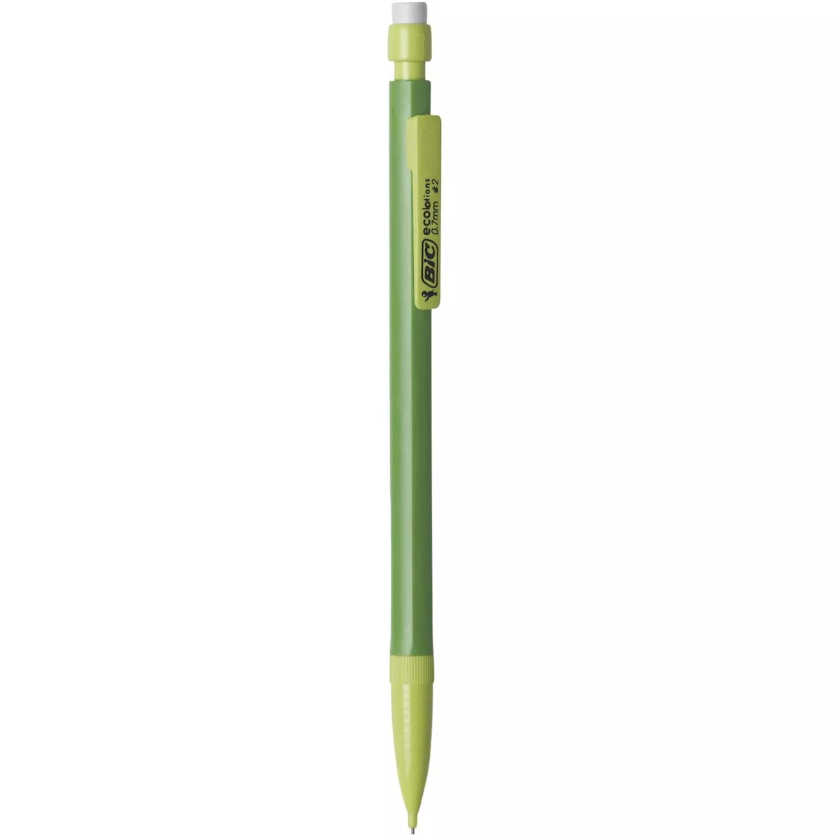 BIC Eco Life Pencil, 0.7 mm Tip, Assorted Color Barrels, pk of 24
