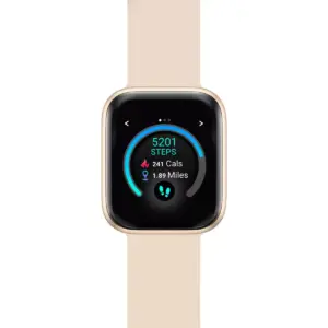 iTouch Air 3 Smartwatch - Gold Case with Beige Strap