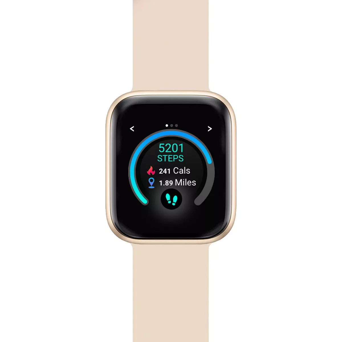 iTouch Air 3 Smartwatch - Gold Case with Beige Strap