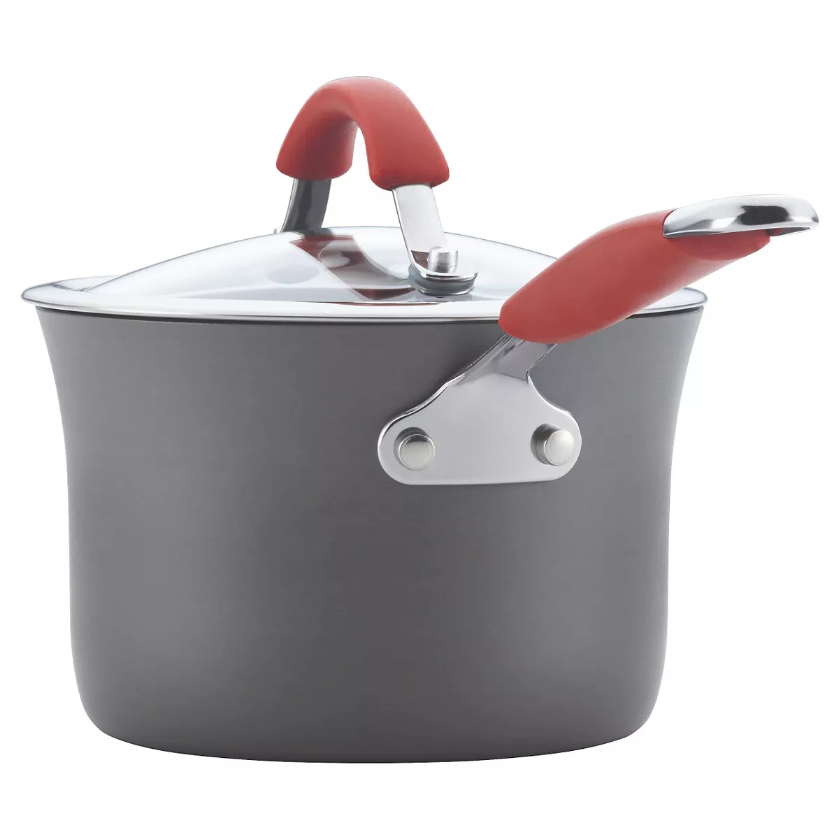 Rachael Ray Cucina 12 piece Hard Anodized Cookware Set - Cranberry