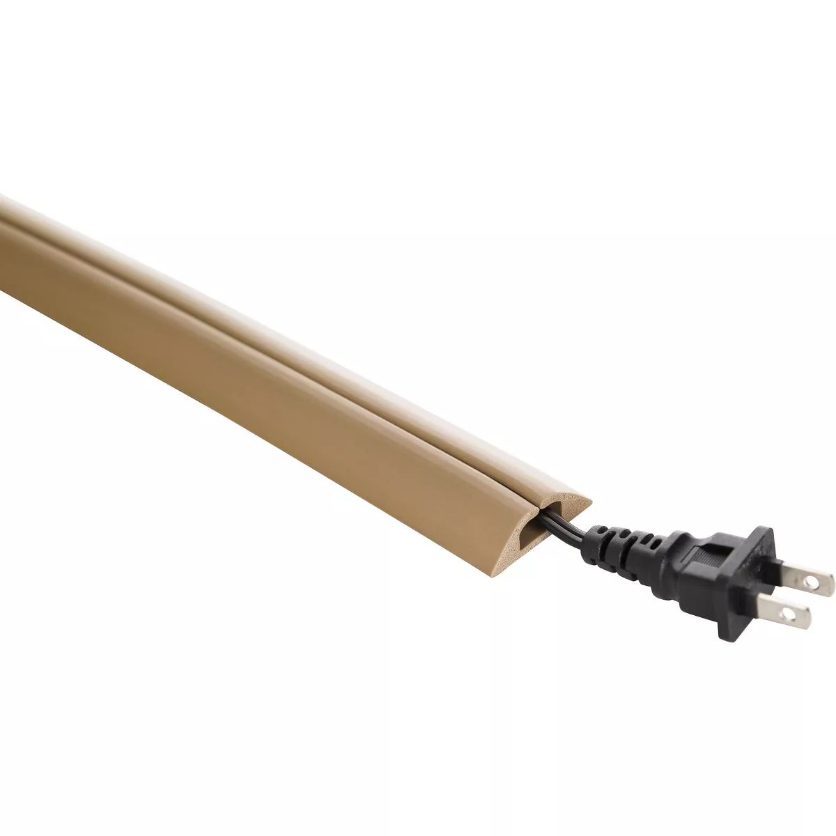 UT Wire Compact Cord Cover Cable Protector, Beige, 5 Ft. UTW-CPM5-BG