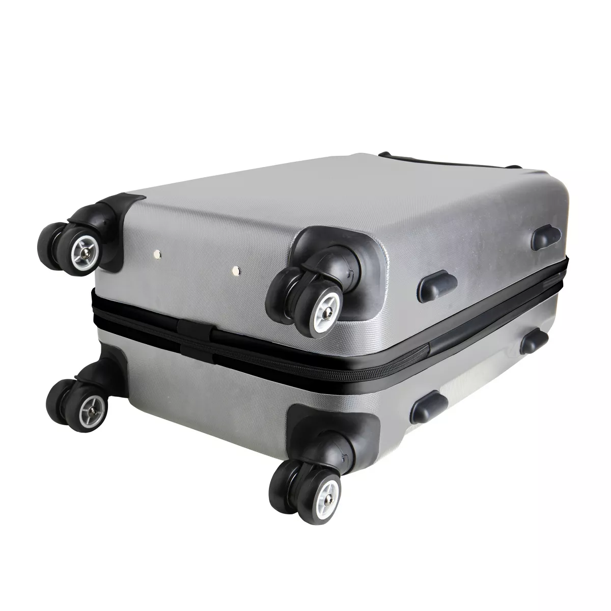 NBA San Antonio Spurs Mojo Hardcase Spinner Wheels Carry On Suitcase - Silver