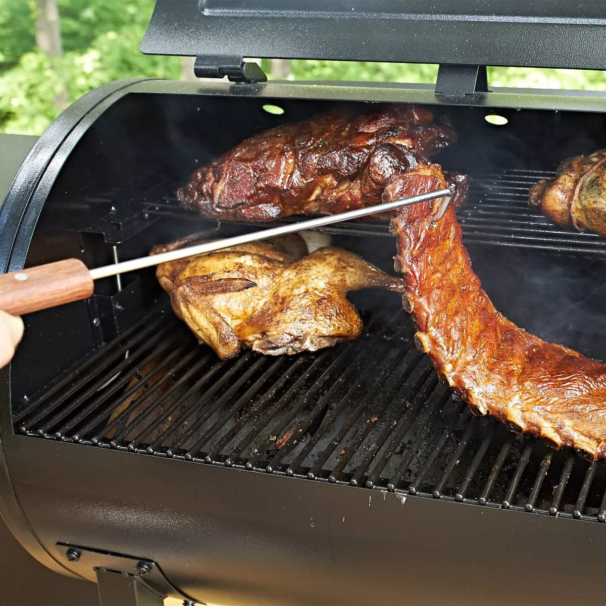 Stainless Steel Meat Hook/Flipper - Pit Boss