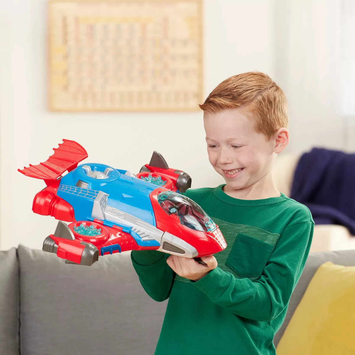 Playskool Heroes Marvel Super Hero Adventures Spider-Man Jetquarters