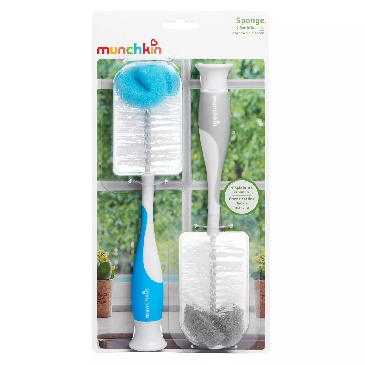 Munchkin Sponge Bottle Brush - 2pk