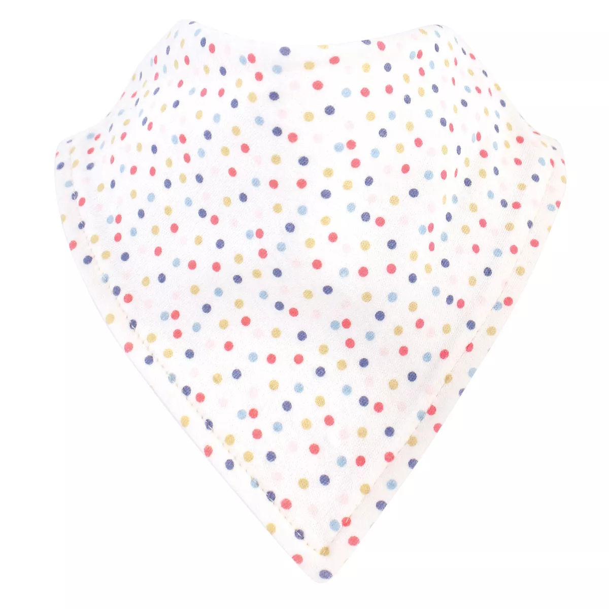 Hudson Baby Infant Girl Cotton Bib and Headband Set 5pk, Donut Hole, One Size